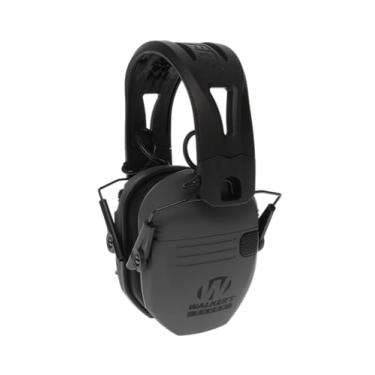Imagem de Walker's Protetor de ouvido Razor Tacti-Grip - Cinza Navio de Batalha, Composto de silicone de alto desempenho sem deslizamento - Clareza de som natural Full Dynamic Range 23NRR
