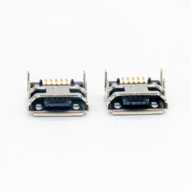 Imagem de Conector fêmea 10x USB Micro B 2.0 SMT reto de 5 pinos para montagem PCB 7.15 para conector de soquete de telefone