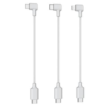 Imagem de Potensic Cabo USB OTG Conjunto de 3 peças, porta Micro/Tipo C/Lightning, para Atom, Atom SE, Atom LT