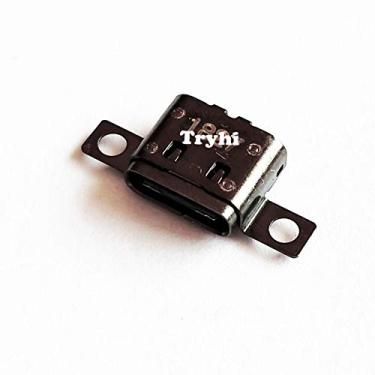 Imagem de Conector de tomada de energia DC para laptop Lenovo Yoga 730-13 730-13IKB S940-14IWL IdeaPad 720S-13IKB 720S-13ARR C930-13 ThinkPad E14 Gen 2 20T6 20T7 Yoga C930-13IKB 8 1C4 USB Porta de carregamento
