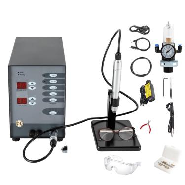 Imagem de Máquina de solda por pontos CNC com barômetro, máquina de solda por arco de argônio por pulso, máquina de solda de joias, para soldagem de ouro puro, soldagem de liga de cromo-cobalto