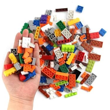 Imagem de Brinquedo Educativo Blocos de Montar 120 Peças Brinquedo Didatico Infantil Linha Premium M5 Armarinhos