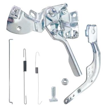 Imagem de KIKITE GX160 GX200 196cc 212cc kit de montagem de controle de acelerador, braço de alavanca e base de placa, haste de ligação do governador, molas de retorno, ligação de mola de carburador para Honda