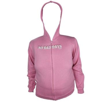 Imagem de Jaqueta Moletom Feminina com zíper 100% Algodão Plus Size