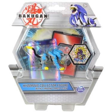 Imagem de Bakugan Collector Figures with 2 Trading Cards & Collectors Coin - (Hydorous Dark Blue)