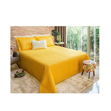 Imagem de Cobre Leito Perola Casal 5 Peças Amarelo
