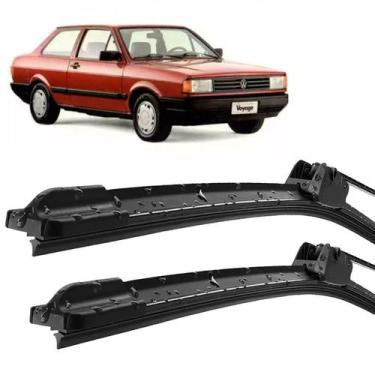 Imagem de Par Palheta Limpador Para Brisa Voyage 1982 a 1996 Silicone - SW AutoM