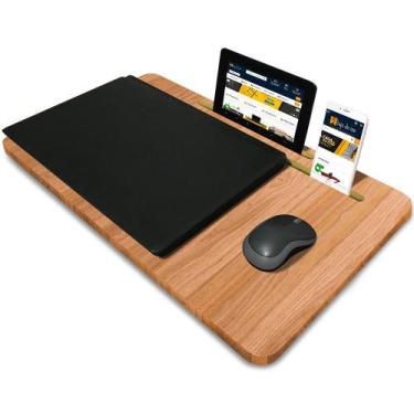 Imagem de Suporte Mesa Para Notebook Tablet Celular P/ Usar Na Cama 56x33 Jade -