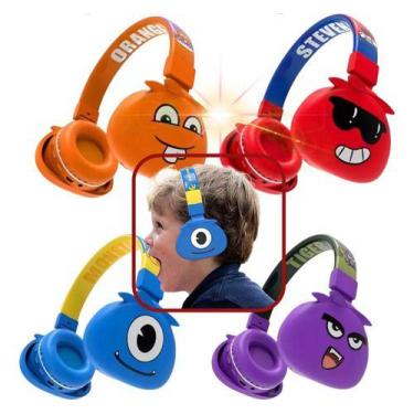 Imagem de Fone Ouvido Bluetooth Infantil Monster 2024 Sem Fio Kids - ALTOMEX, Ro