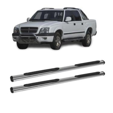 Imagem de Estribo S10 1996 a 2012 Cabine Dupla Cromado - CCF