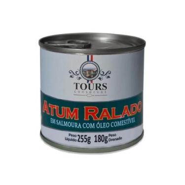Imagem de Atum Ralado em Salmoura com Óleo Comestível Tours 180g - Tours Conserv