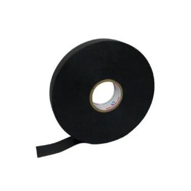 Imagem de Fita isolante auto fusao 0,76mm x 19mm x 10m, preto - DECORLUX
