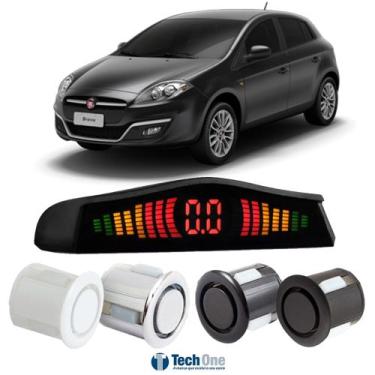 Imagem de Sensor De Estacionamento Ré Display Led Fiat Bravo - Tech One, Vermelh