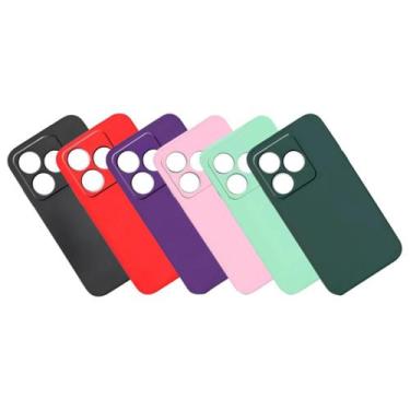 Imagem de Capa Capinha Case Aveludada Compatível Para Realme Note 50 - DB, Verme