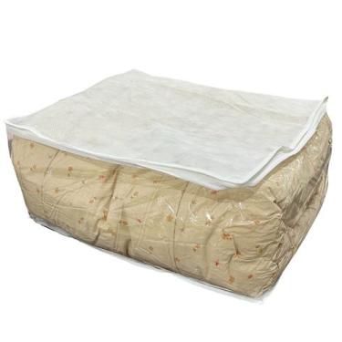Imagem de Organizador Maleiro Branco GG Para Guarda Roupas e Gavetas 123Organize