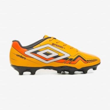 Imagem de Chuteira umbro campo prisma+, Amarelo, Branco, 40