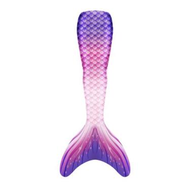 Imagem de Cauda De Sereia Adulto Sem/Com Nadadeira Sem Biquini, Roxa gb 28, P