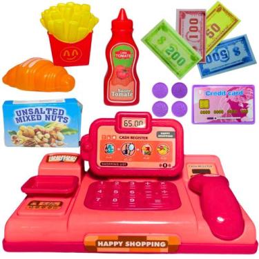 Imagem de Caixa registradora Happy Shopping Kids Brinquedo educativo Loja Número