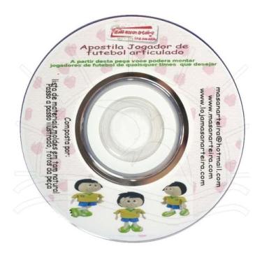 Imagem de Mini-CD Apostila Jogador de Futebol em EVA por Edna Masan