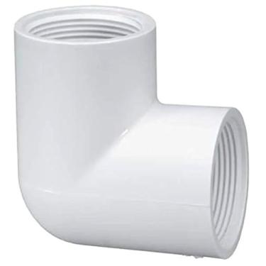 Imagem de Lakesstory Conectores de Tubo de Cotovelo de PVC - 90 Graus FNPT - Sch 40 - 3/4" - PVC
