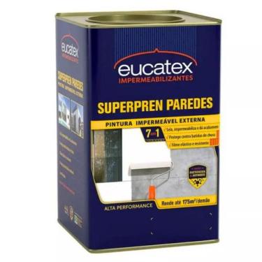 Imagem de Tinta super pren emborrachada anti mofo branca 18kg eucatex