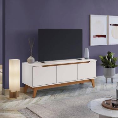 Imagem de Rack Kappesberg 3 Portas Branco 136cm