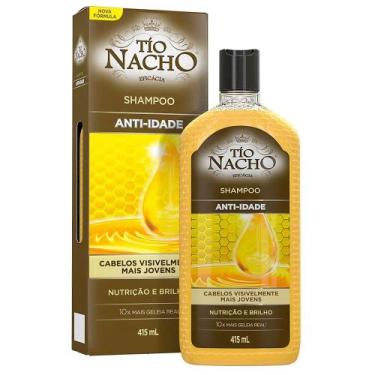 Imagem de Shampoo Tio Nacho anti-idade 415mL cabelos mais jovens - Genomma, 415m