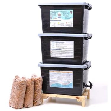 Imagem de Composteira minhocário 90 L Nature - Produza seu próprio adubo orgânic