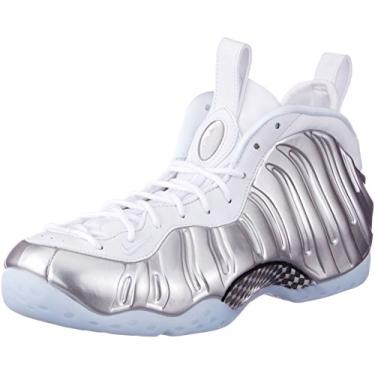 Imagem de NIKE Air Foamposite One Sapatilhas de ginástica para mulher, Prateado White Blue Tint Chrome 100, 37 BR