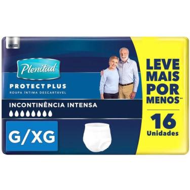 Imagem de Roupa Íntima Descartável Tam. G/XG Plenitud - Protect Plus 16 Unidades