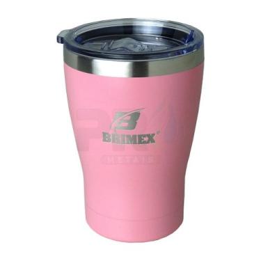 Imagem de Copo Térmico com Tampa Brimex Inox 330ml Chopp, Cerveja ou Café Várias
