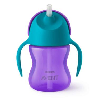 Imagem de Copo Dino com Canudo 200ml Roxo - Philips Avent