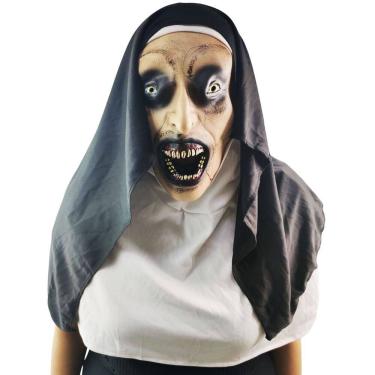 Imagem de Mascara Freira Realista Latex Festa Evento Hallowen Carnaval Susto Terror Horror