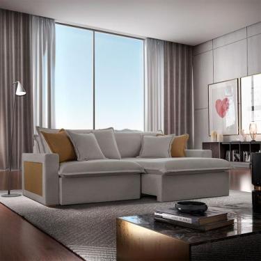 Imagem de Sofá Dallas Veludo Dois Módulos de 80cm B15 Meu Sofá Online, B026 VELU