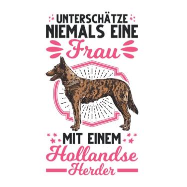 Imagem de Hollandse Herder Notizbuch: Hollandse Herder Holland Schäferhund Frau / 6x9 Zoll / 120 karierte Seiten Seiten