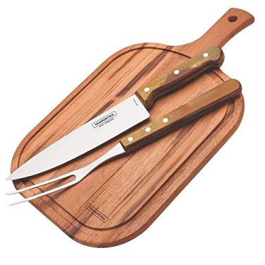 Imagem de Jogo para Churrasco 3 Peças Tramontina Vermelho