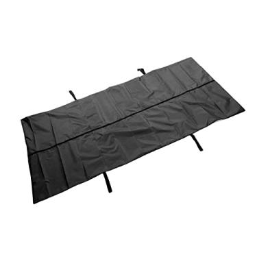 Imagem de Bolsa de armazenamento corporal, bolsa descartável para desastres, conjunto com 4 alças laterais, zíper central, cadáver de emergência, à prova de vazamento, corpo de necrotério para transporte