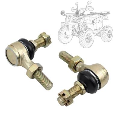 Imagem de PowerMotor M12 Junta esférica de amarração de rosca esquerda direita, junta esférica de extremidade de haste de direção de 12 mm para quadriciclo 50-250cc ATV Dirt Bike Go Kart 4 rodas