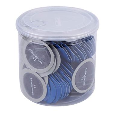 Imagem de Remendo Redondo Para Reparo De Pneus, Kit De Remendos Sem Câmara De Ar De Borracha Natural De 43 Mm Para Reparo Rápido Remendo Para Tubo Frio Universal Remendo Para Punção Radial Danos Ao Carro Bicicl