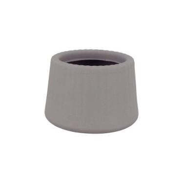 Imagem de Vaso Tramontina Lótus Polietileno Concreto 8,5cm Tramontina