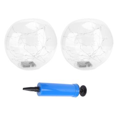 Imagem de 2pcs Luzes Flutuantes da Piscina, IP68 Luzes de Piscina LED à Prova D'água IP68, Bolas de Piscina Infláveis, Luzes Flutuantes para Piscina, Banheira de Hidromassagem, Lago (Cor