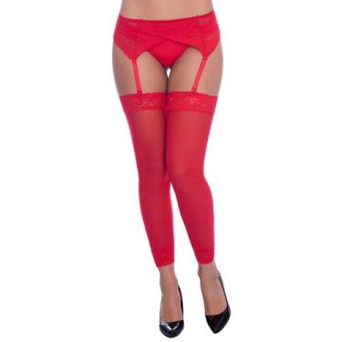 Imagem de Cinta Liga Sensual Sapeka Vermelha - Lingerie Sexy - lovetoy