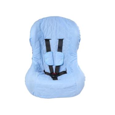 Imagem de Capa Para Cadeirinha De Carro Criança Bebê 2 Peças Algodão (Azul bebê.)