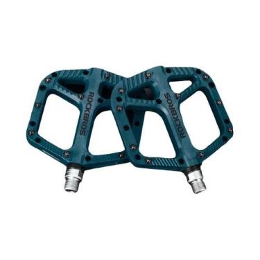 Imagem de Pedais De Bicicleta De Nylon Ultraleves ROCKBROS Pedais De Plataforma 