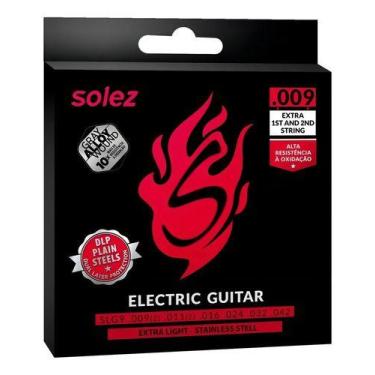 Imagem de Encordoamento Solez Guitarra 09 Slg9ga Gray Alloy Inox