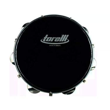 Imagem de PANDEIRO INJETADO BLACK 10'' PRETO C/PELE PRETA