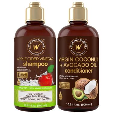 Imagem de Conjunto de shampoo e condicionador wow Skin Science, vinagre de maçã
