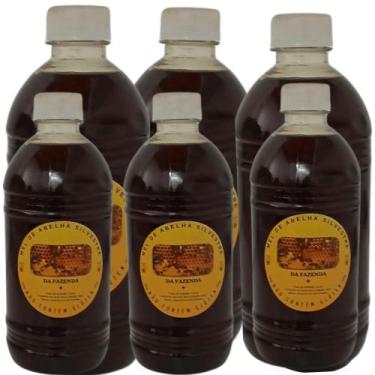 Imagem de Garrafa com 1000ml de Mel de Abelha Silvestre  - Da Fazenda