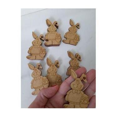 Imagem de Recorte TAG Pascoa Aplique Decorativo Enfeite MDF - 20 UNIDADES - Inov