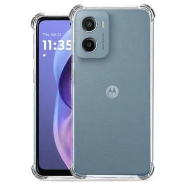 Imagem de Capa Capinha Silicone TPU Para Moto G05 Transparente Anti Choque - LXL